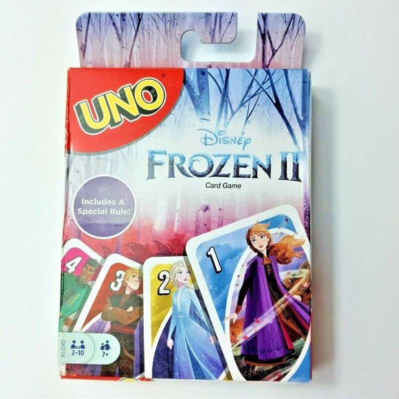UNO Disney Frozen II UNO Card Game Special Rule - Picture 1 of 2